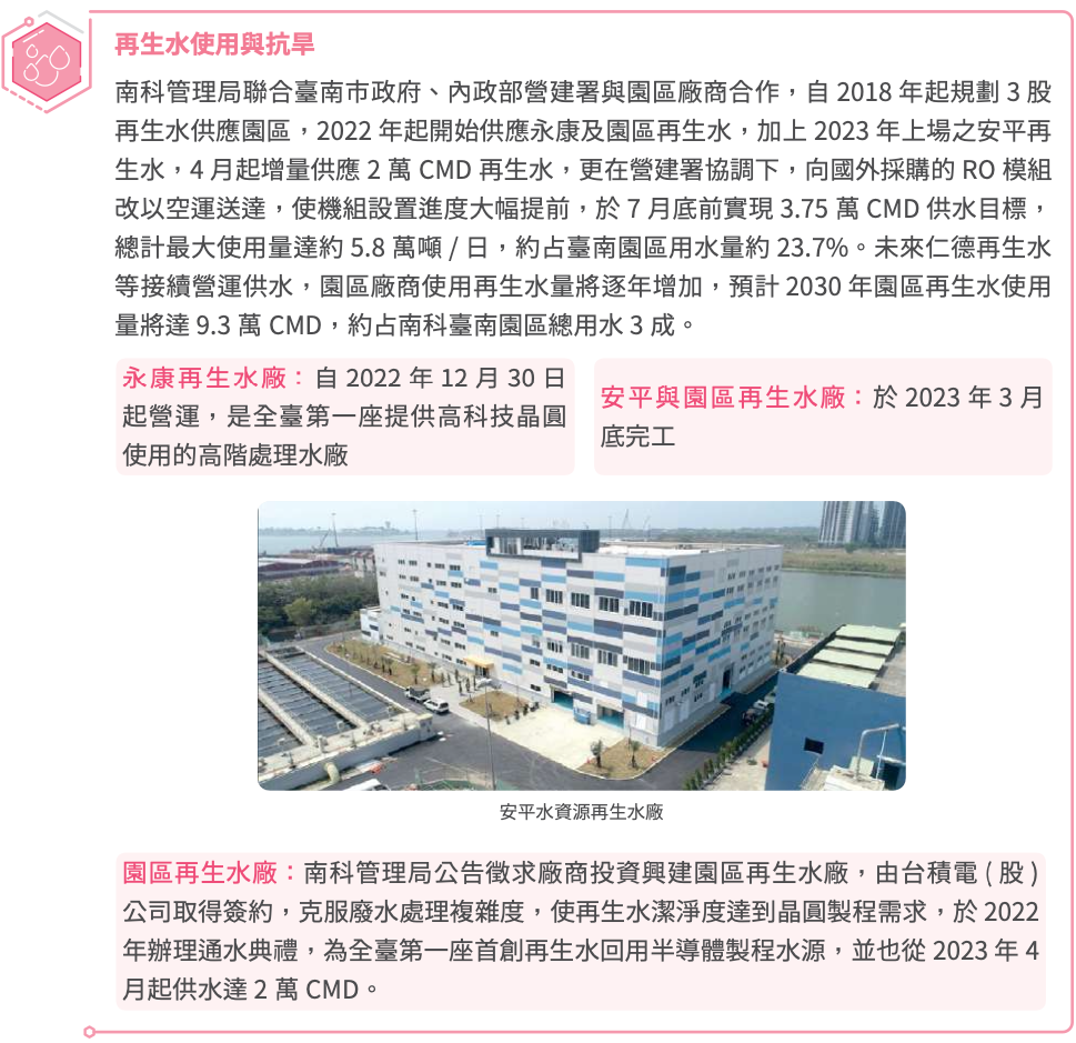 南科再生水利用設施