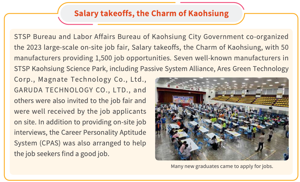 Job seekers attending an STSP talent recruitment activity