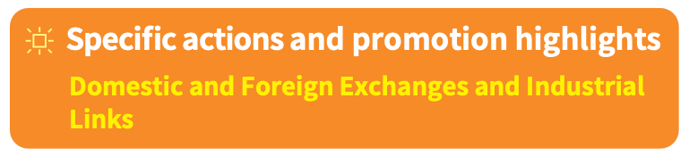 International visiting groups touring STSP for industry exchange